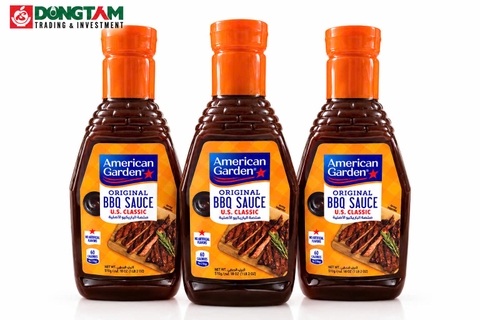 Xốt BBQ American Garden - 510gr x 12 chai / thùng