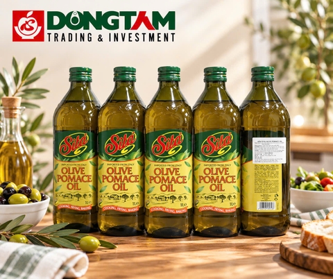 Dầu Olive Pomace hiệu Sita - Italia - 1 lít x 12 chai / thùng