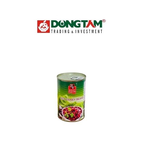 Đậu đỏ đóng lon - hiệu Best Value - 400 gr x 24 lon / thùng