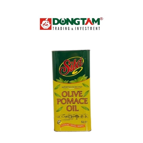 Dầu Oliu Pomace hiệu Sita - Italia - 5 lít x 4 can sắt / thùng