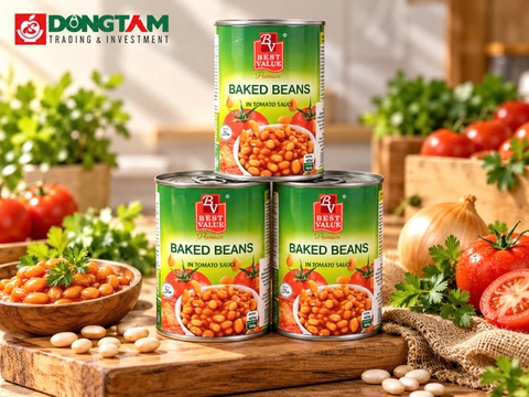 Đậu sốt cà hiệu Best Value - 425 gr x 24 lon / thùng