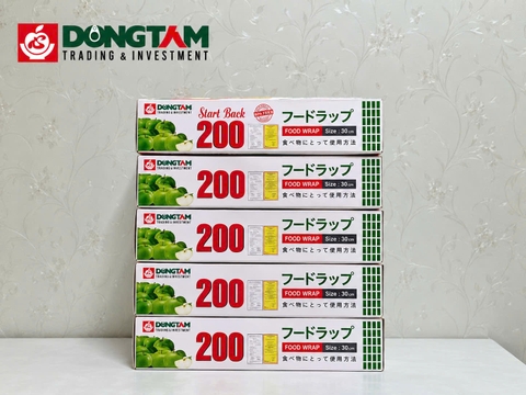 Màng bọc thực phẩm Start Back Táo Xanh 200 - 30cm x 100m, 12 hộp/ thùng