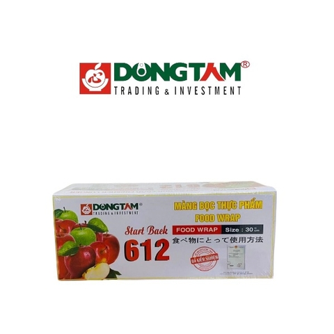 Màng bọc thực phẩm 612 - 30cm x 500m x 6 hộp / thùng