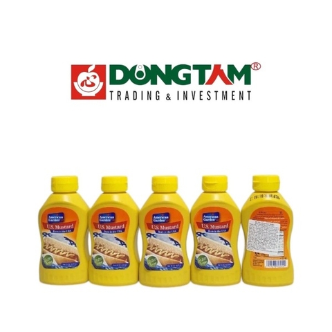 Mù tạt vàng - hiệu American Garden - 227 gr x 12 lọ/ thùng