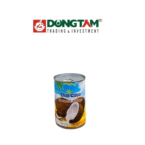 Nước cốt dừa hiệu Thaicoco - 400 ml x 24 lon/ thùng
