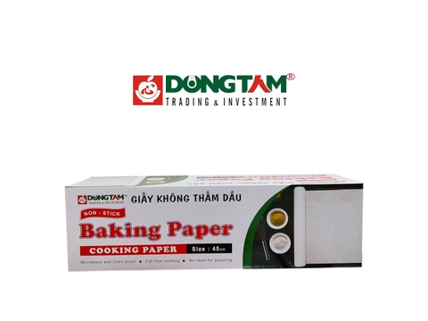 Giấy nướng bánh  45cm x 75m, 6 hộp/ thùng