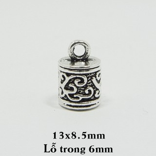 Bịt đầu dây làm khóa vòng tay hoặc dây cổ thủ công handmade, DIY chất liệu hợp kim