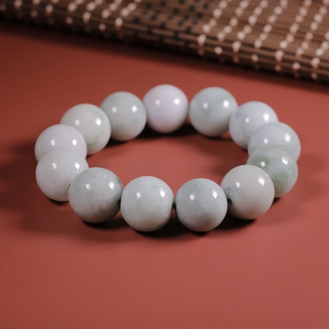 Vòng tay đá cẩm thạch hạt 18mm