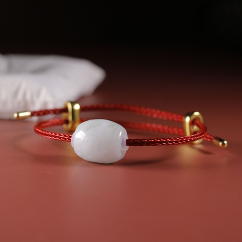 Vòng tay dây thép lu thống đá cẩm thạch