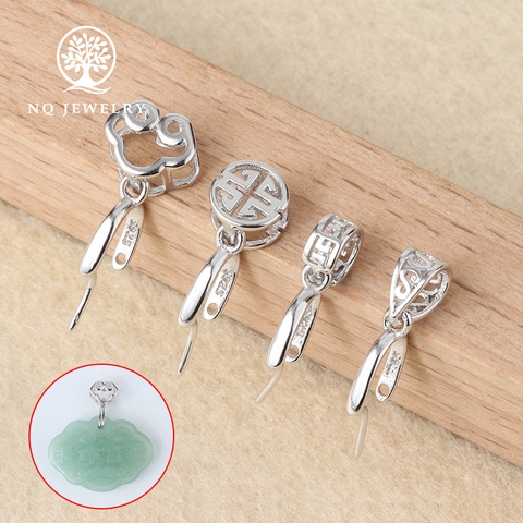 Khoen bạc móc mặt dây chuyền phật, tỳ hưu, hồ ly