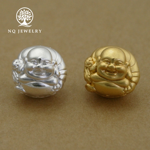 Charm bạc phật di lặc xỏ ngang
