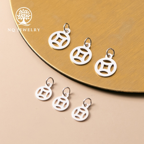 Charm bạc đồng tiền treo