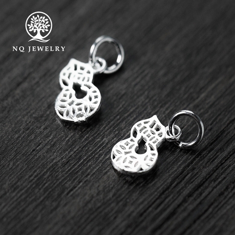 Charm bạc hình hồ lô treo