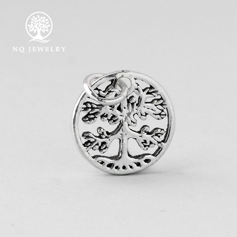 Charm bạc cây trí tuệ treo