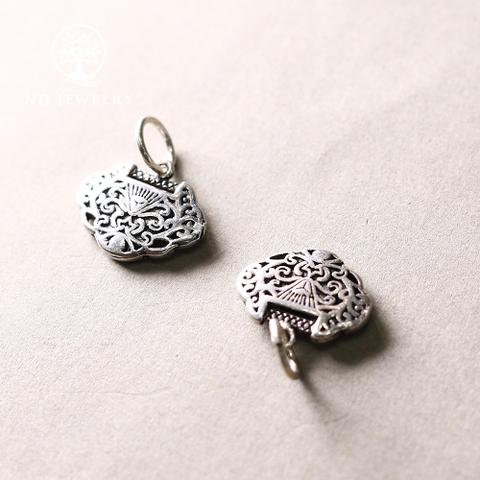 Charm bạc hình túi như ý treo