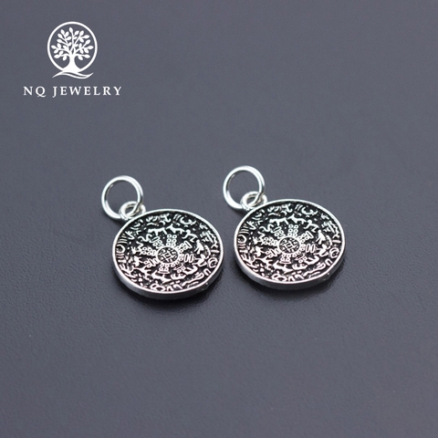Charm bạc cung hoàng đạo 12 con giáp treo