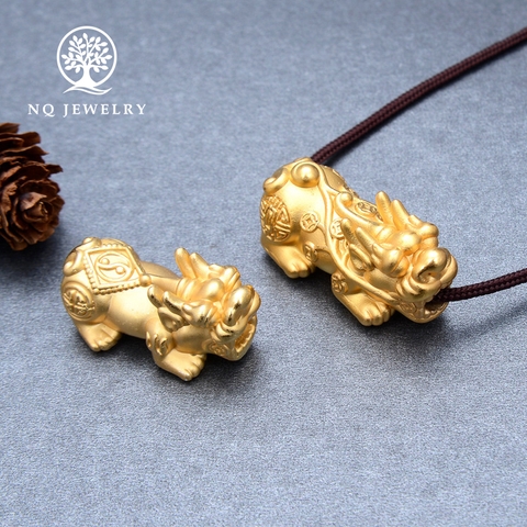Charm bạc tỳ hưu mạ vàng #1