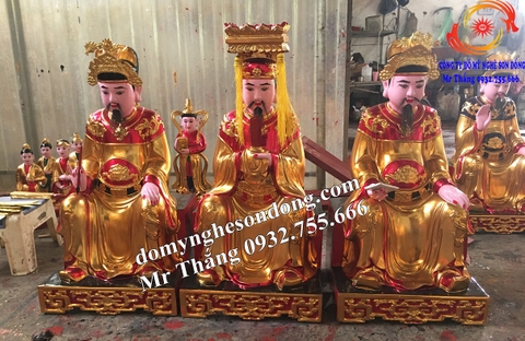 Tượng ngọc hoàng gỗ mít