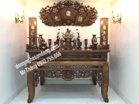 Đồ thờ gian thờ nhà mái bằng