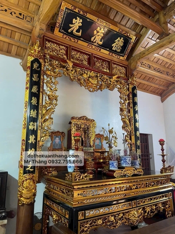Phục chế đồ thờ gian thờ gia tiên