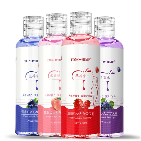 Trải nghiệm thực tế của các cặp đôi khi dùng gel bôi trơn Tono Hime vị trái cây