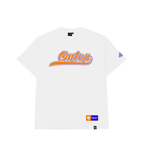 ONTOP Tee Varsity Logo-White
