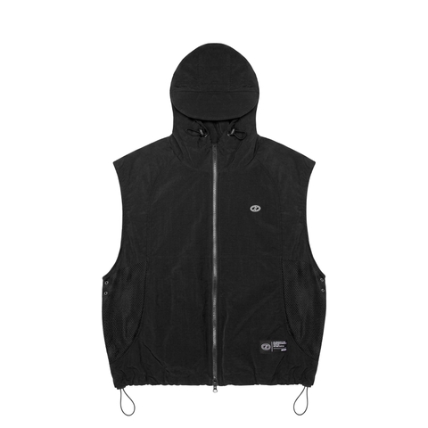 ONTOP Mesh-Panel Hooded Vest