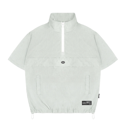 ONTOP Half-Zip Anorak Shirt - Xám