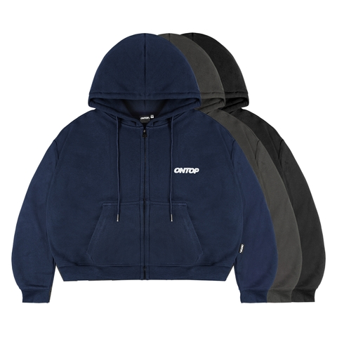 ONTOP Boxy Zip-Up Hoodie
