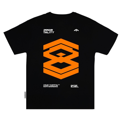 ONTOP Tee Big Logo-Black Orange