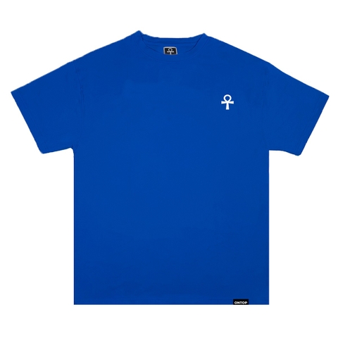 ONTOP Tee Basic Logo-Blue