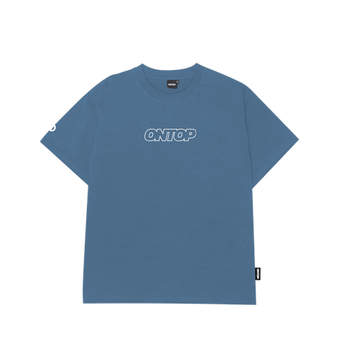 O13-T2 Tee Simple-Xanh biển