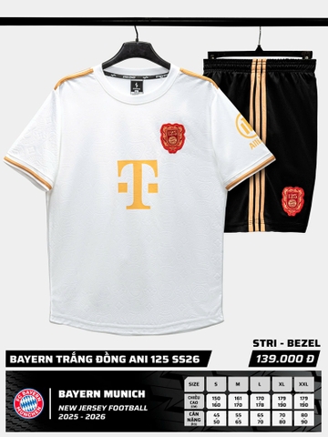 Quần áo bóng đá Strivend Bayern Munich 2025/26 ANI 125 [thun mè Poly]