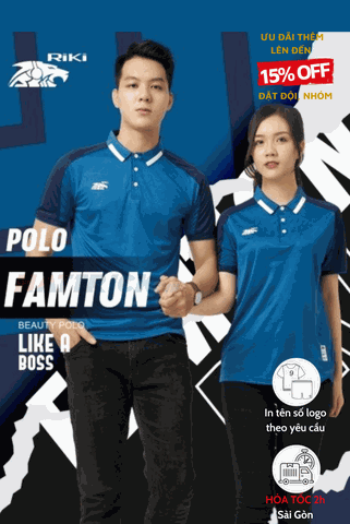 Áo di chuyển Polo Riki FAMTON