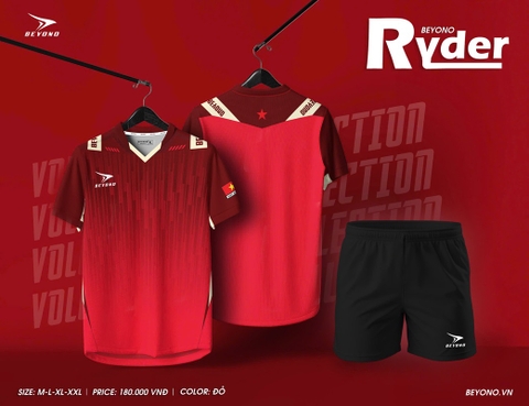 quần áo bóng chuyền cao cấp beyono ryder đỏ