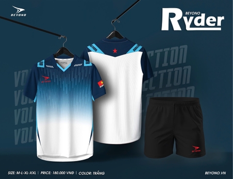 quần áo bóng chuyền cao cấp beyono ryder trắng