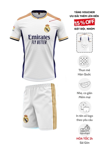 Áo Real Madrid 23/24 [Thun Mè Hàn Quốc]