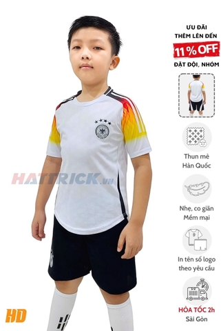 Quần áo bóng đá Trẻ Em tuyển Đức Euro 2024 (Thun mè Hàn Quốc)
