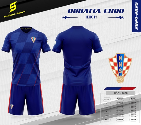 Áo đội tuyển Croatia Euro 2024