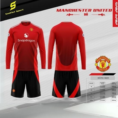 Quần áo Manchester United tay dài 2024/25