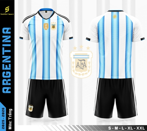 Áo đội tuyển Argentina 3 sao 2025/2026