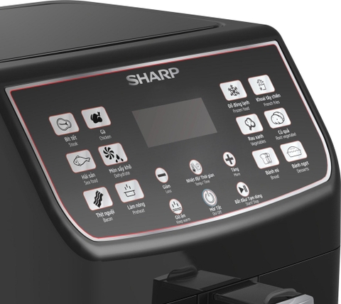 Nồi chiên không dầu Sharp 5.5 lít KF-AF55EV-BK