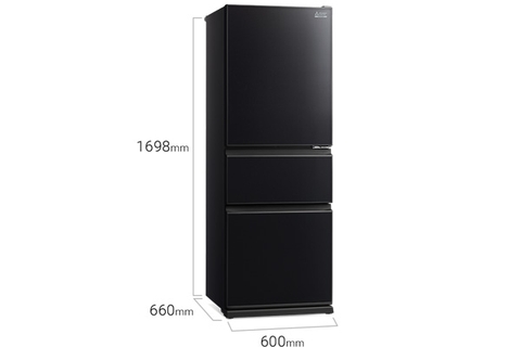 Tủ lạnh Mitsubishi Inverter 330 Lít MR-CGX41EN-GBK-V - Brown