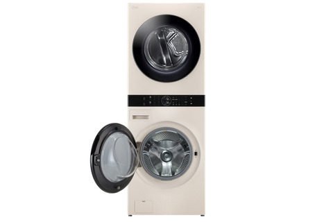 Tháp giặt sấy LG WashTower Inverter giặt 14 kg - sấy 10 kg WT1410NHE