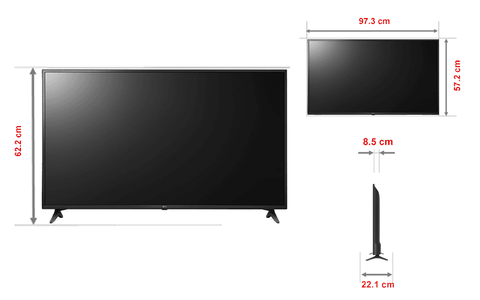 Smart Tivi LG 4K 43 inch 43UN7190PTA ThinQ AI