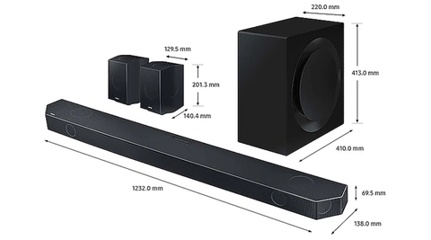 Bộ loa thanh Samsung HW-Q990C/XV 656W