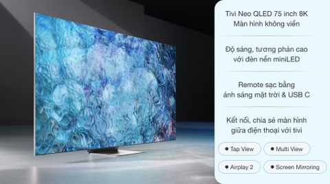 Smart Tivi Neo QLED 8K 75 inch Samsung QA75QN900A