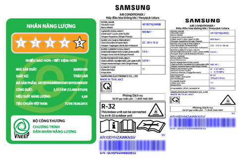 Máy lạnh Samsung Inverter 1 HP AR10DYHZAWKNSV ( New 2024)