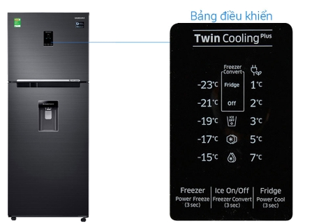 Tủ lạnh Samsung Inverter 360 lít RT35K5982BS/SV