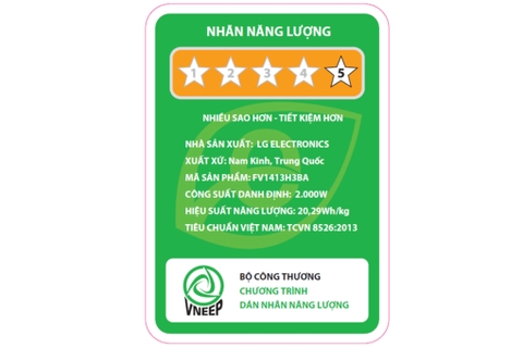 Máy giặt LG FV1413H3BA-M